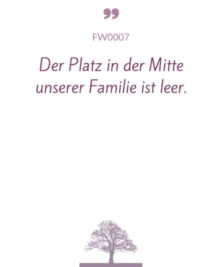 Mustertext "Der Platz ist leer..."