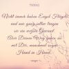 Trauerspruch "Nicht immer haben Engel Flügel..."