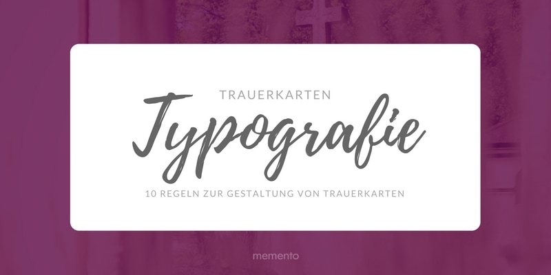 Tipps zur Gestaltung von Trauerkarten