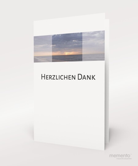 Produktbild Meerblick Danksagung Trauer