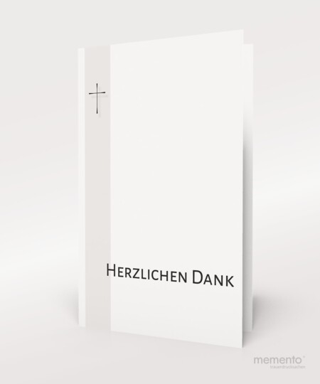 Produktbild Schattenkreuz Danksagung Trauer