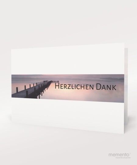 Produktbild Steg Danksagung Trauer Querformat