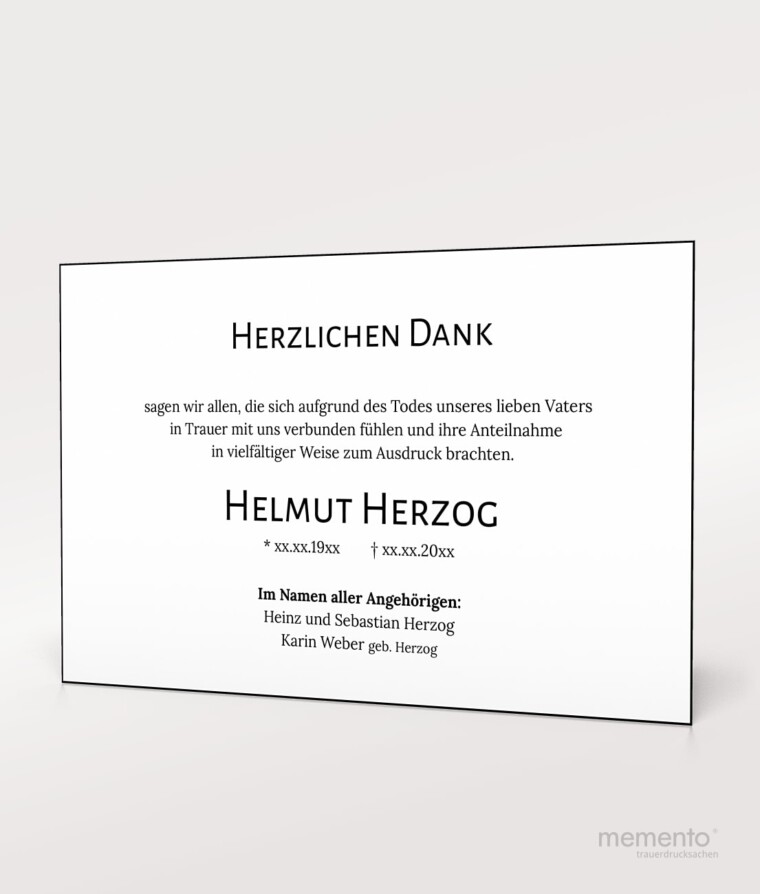 Handgestrichener Trauerrand – Bild 10