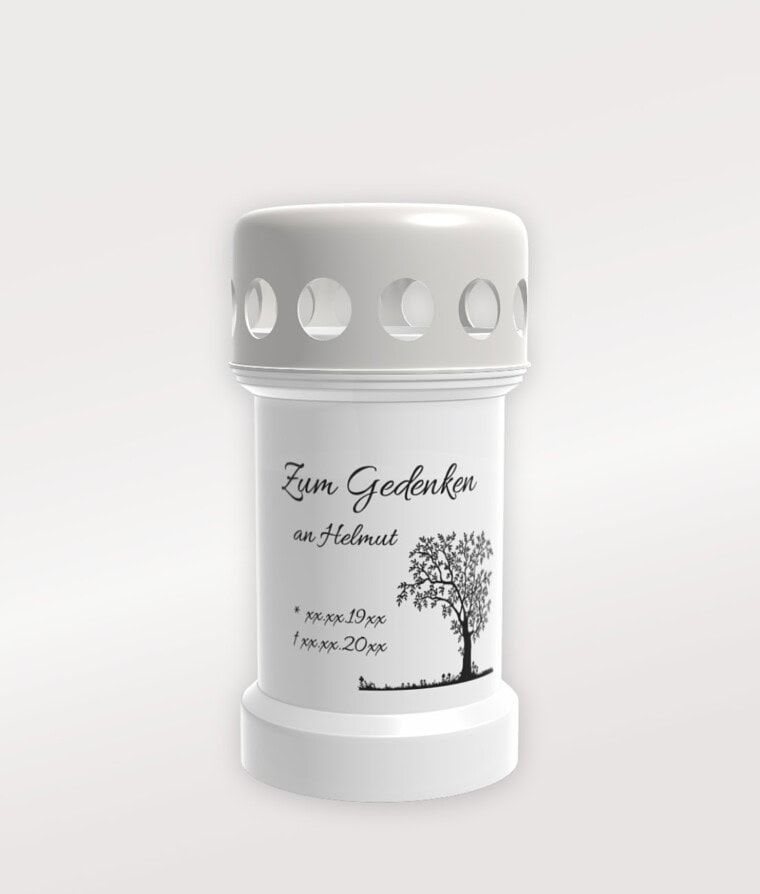Produktbild Grablicht Blätterbaum